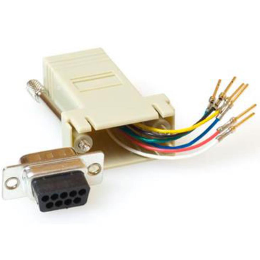 RJ45 til D-Sub 9-polet - ECO