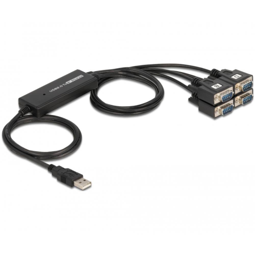 USB til 4x seriell kabel