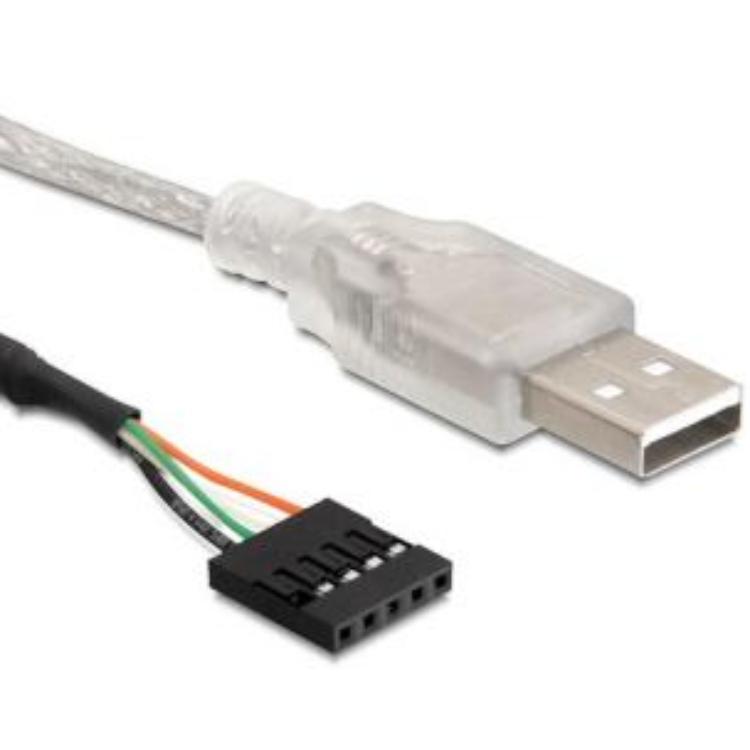 Kabel USB 2.0 A Stik > Stiftliste. 70 cm Delock