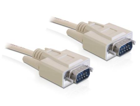 Seriel kabel SUB D 9 10 m St/St Delock - Delock