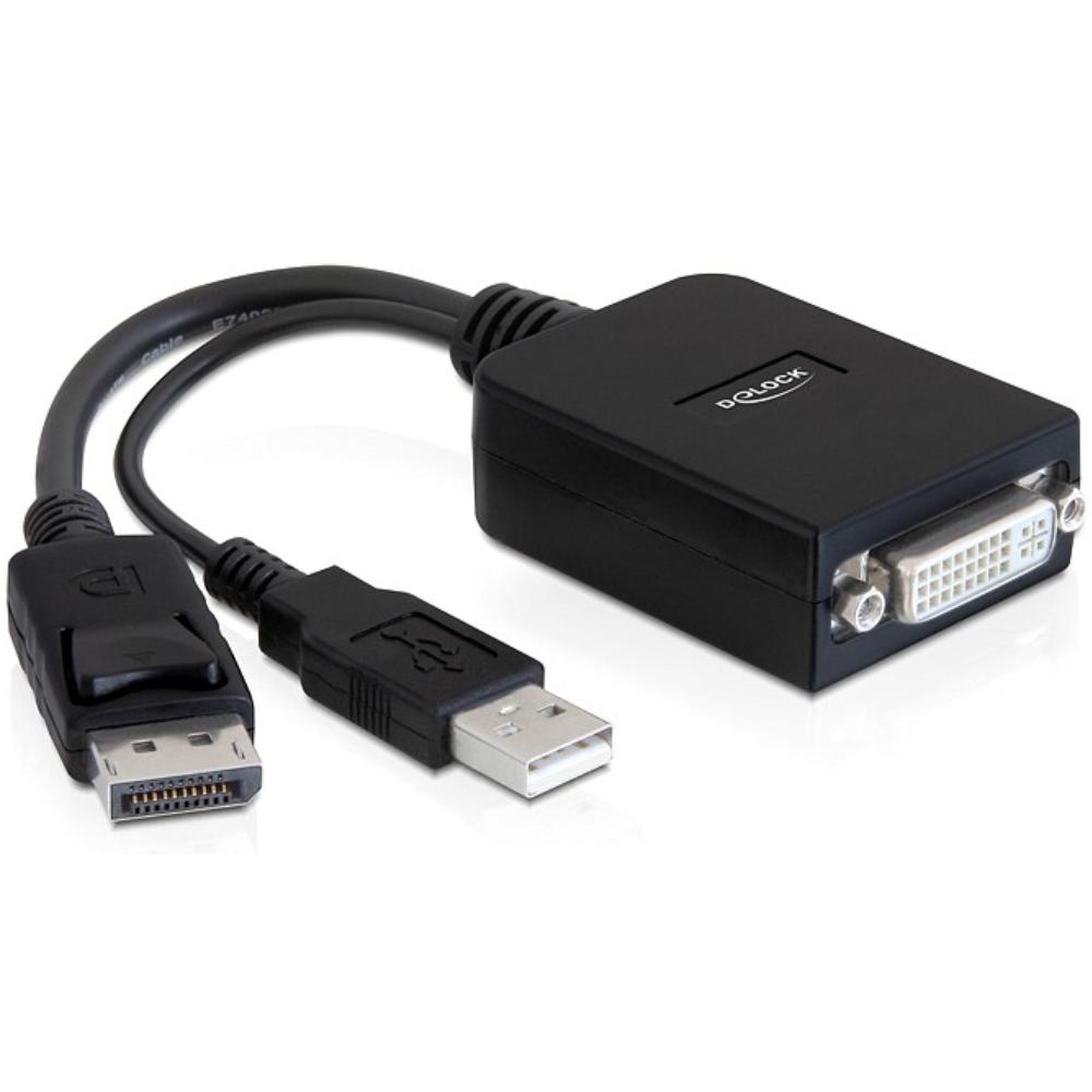 DisplayPort til DVI-adapter - Delock