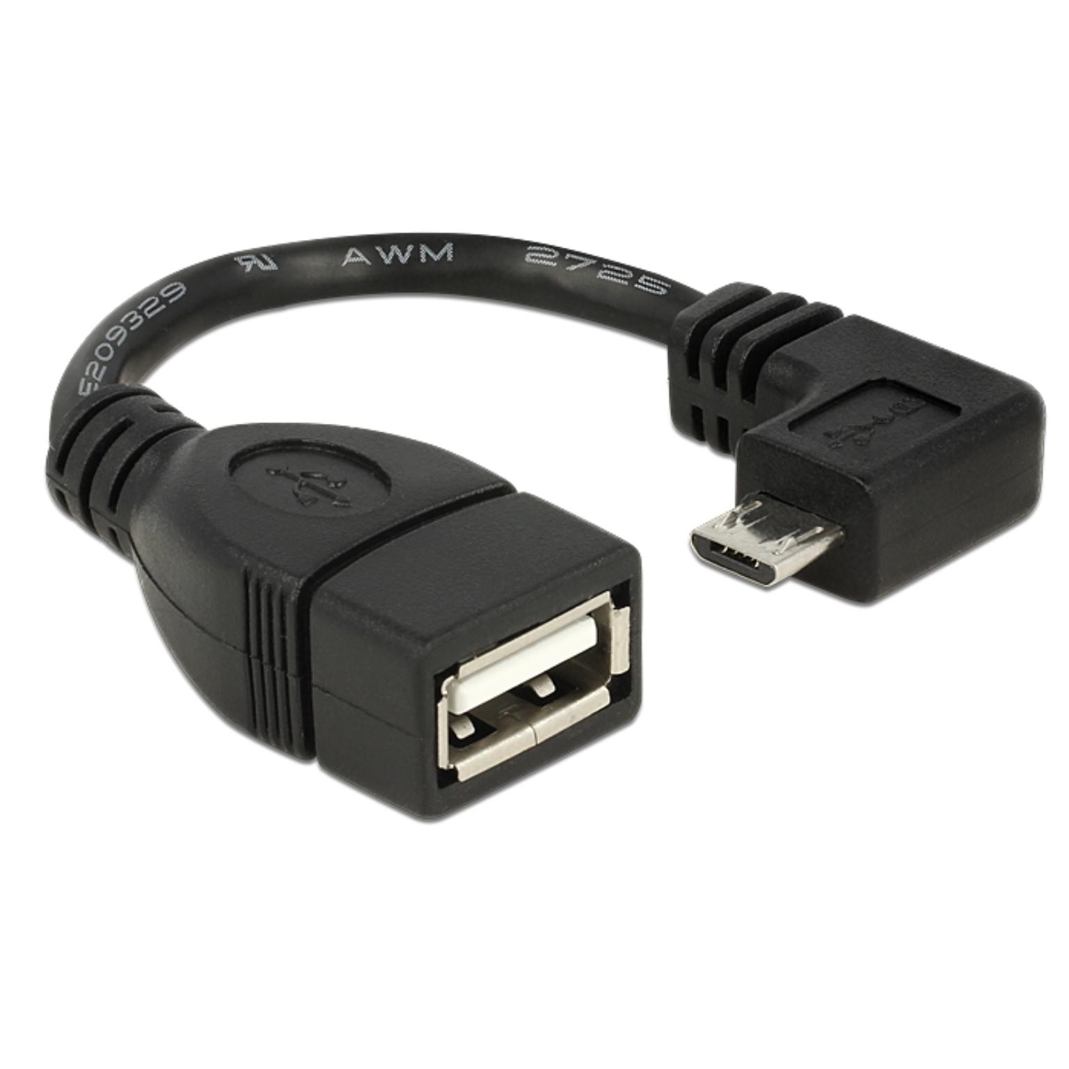 USB 2.0 A til micro USB B USB OTG adapter
