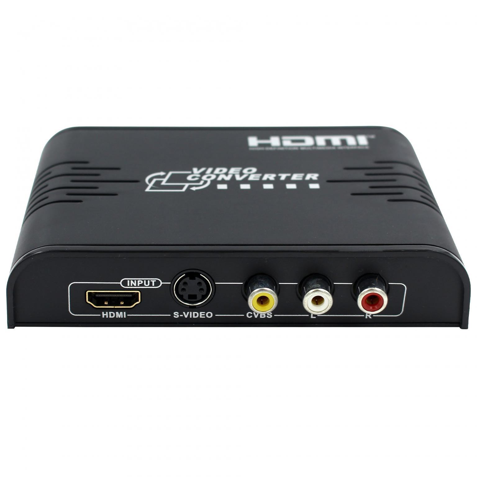 Composite/S-Video til HDMI-konverter - Allteq