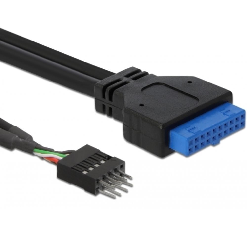 USB 3.0 Pinheader til USB 2.0 Pinheader