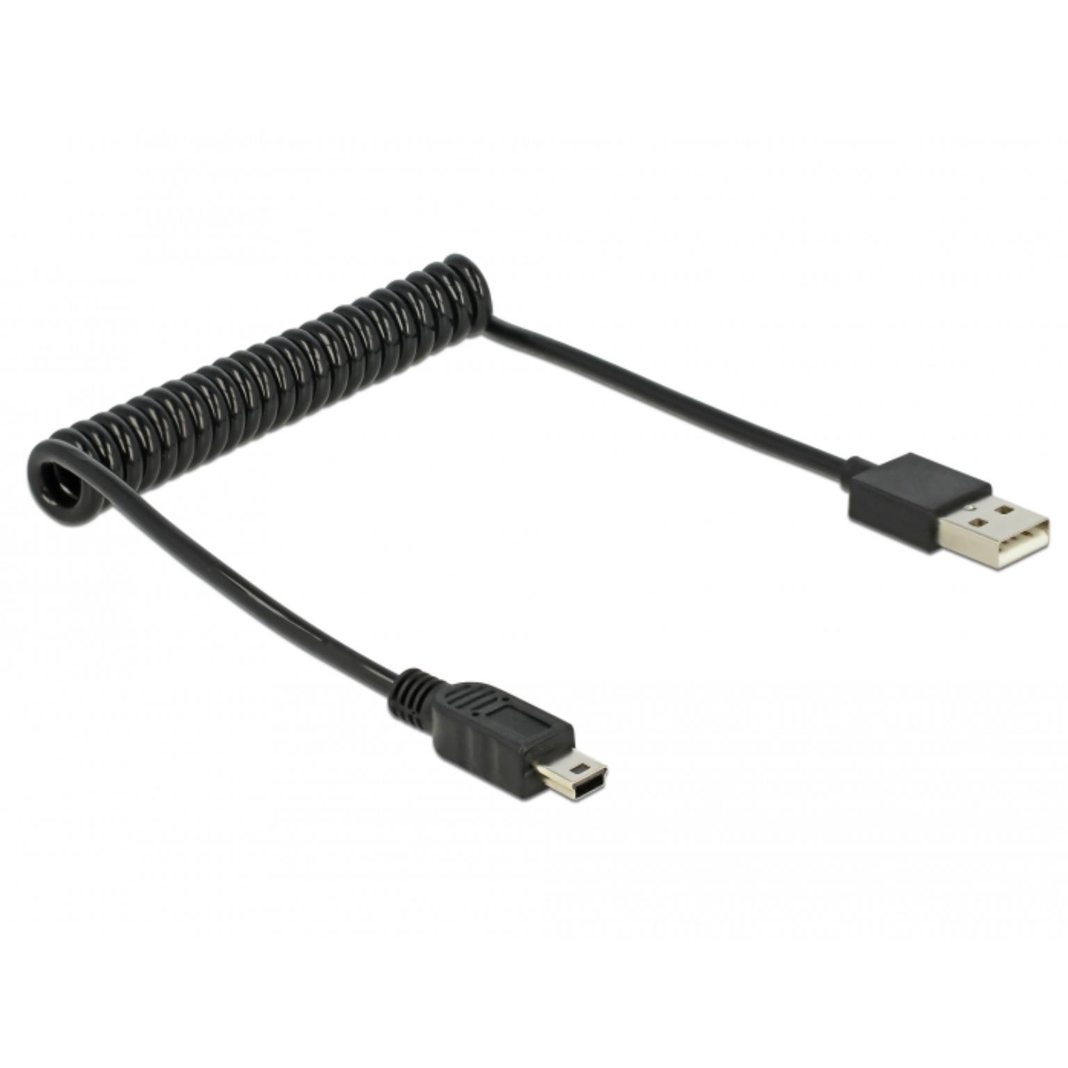 MINI USB 2.0 SPIRALKABEL
