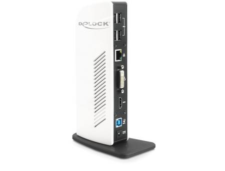 USB3.0-portreplikator med LAN+HDMI+DVI Delock - Delock
