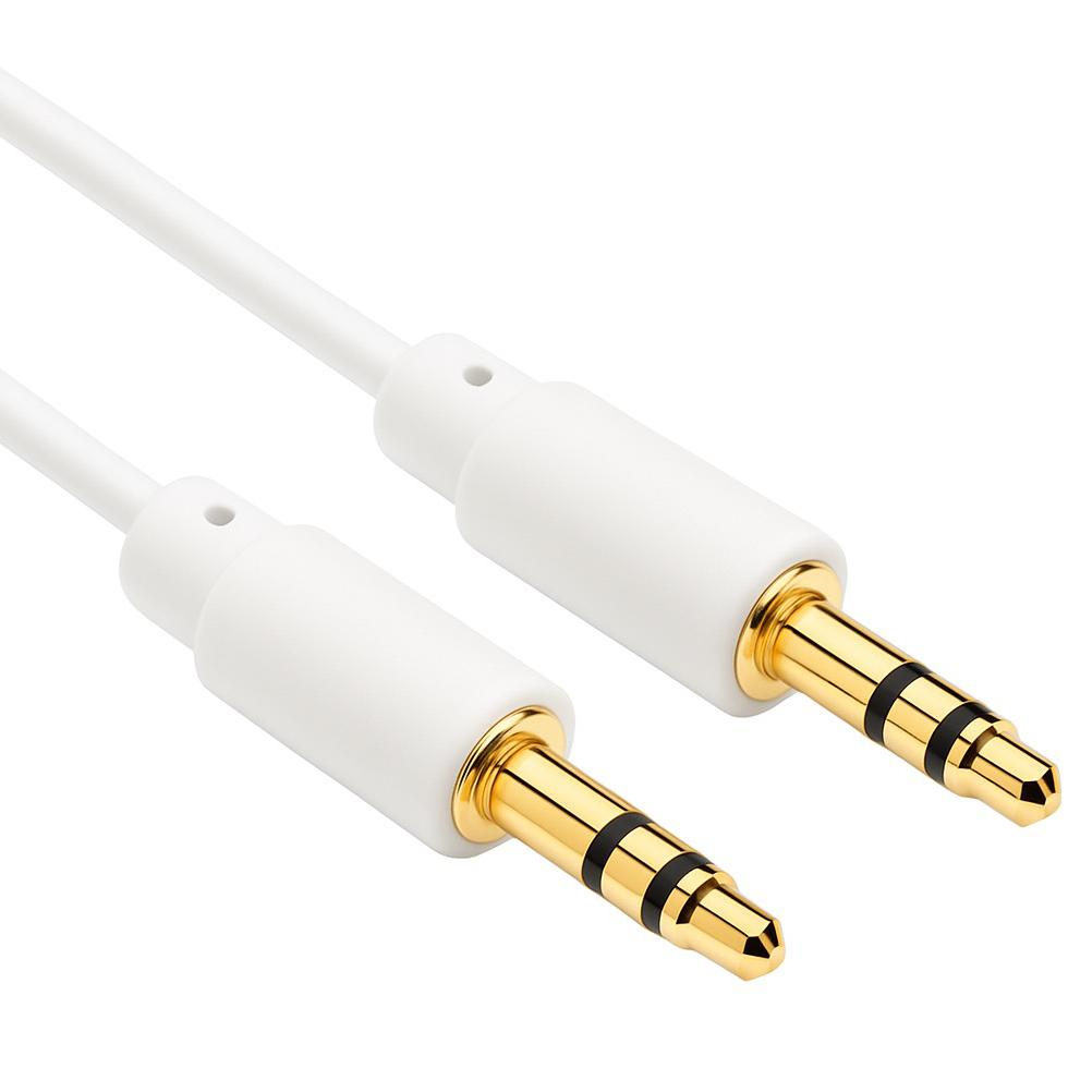 Jack-kabel - hvid