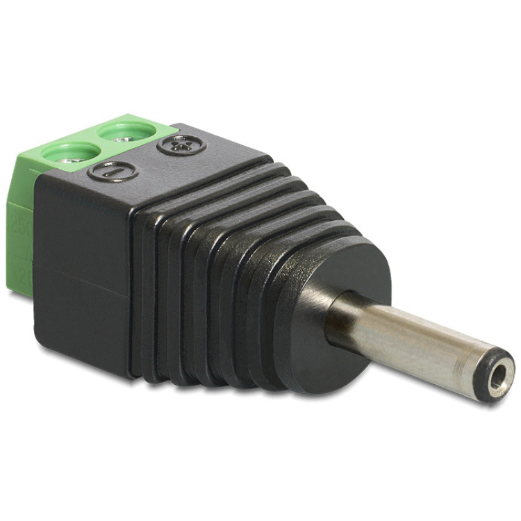 Adapter Klemblok > DC 1,35 x 3,5 mm Stikkontakt - Delock