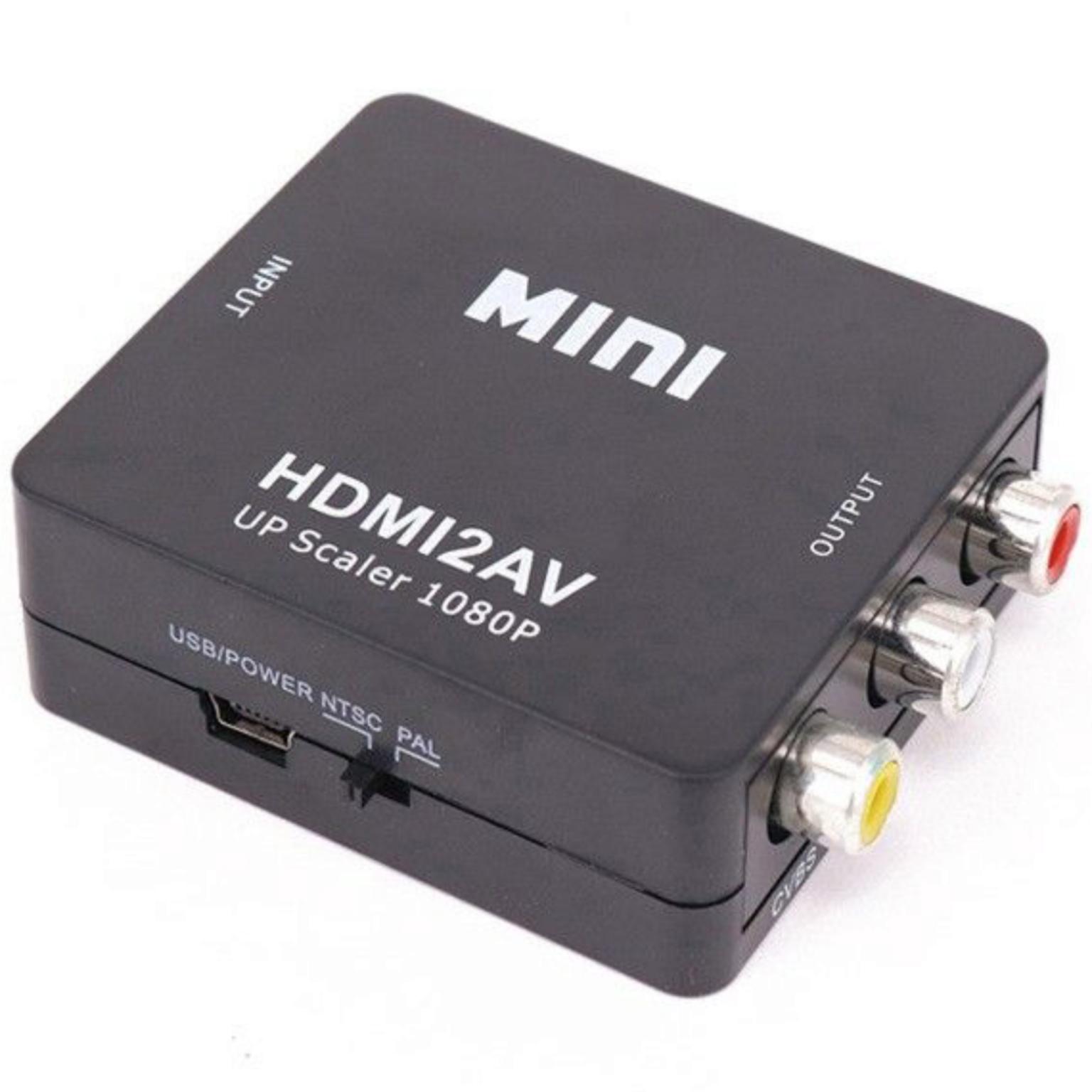 Allteq - HDMI til komposit konverter - RCA / AV / RCA