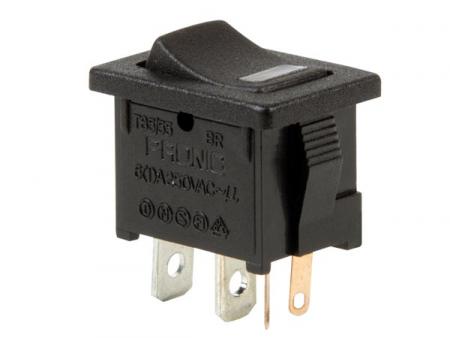 NETVIPPESKIFTER 5A 250V SPST TIL/FRA MED RØD LED - HQ product