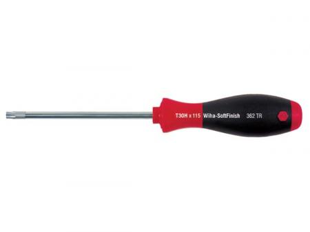 WIHA SOFTFINISH TORX® TAMPER RESISTANT SKRUVEDRIVER T15H x 80mm 36 - WIHA