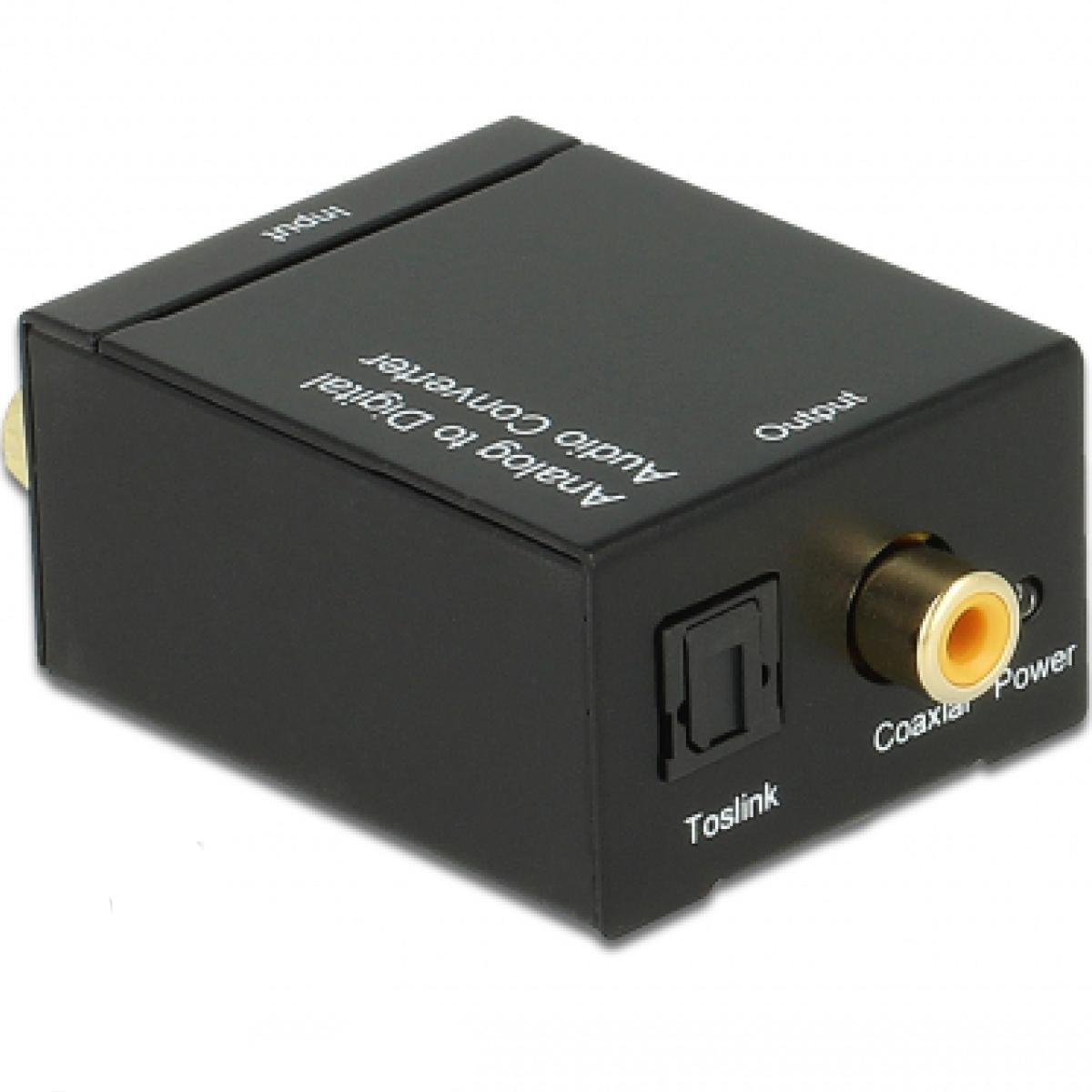 Optisk Audiokonverter - Toslink og SPDIF - Delock