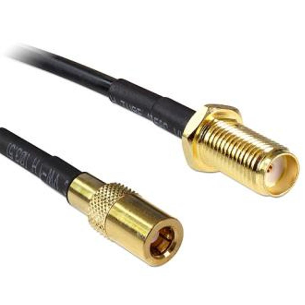 SMA bulkhead til SMB antennekabel - 50 Ohm - Delock