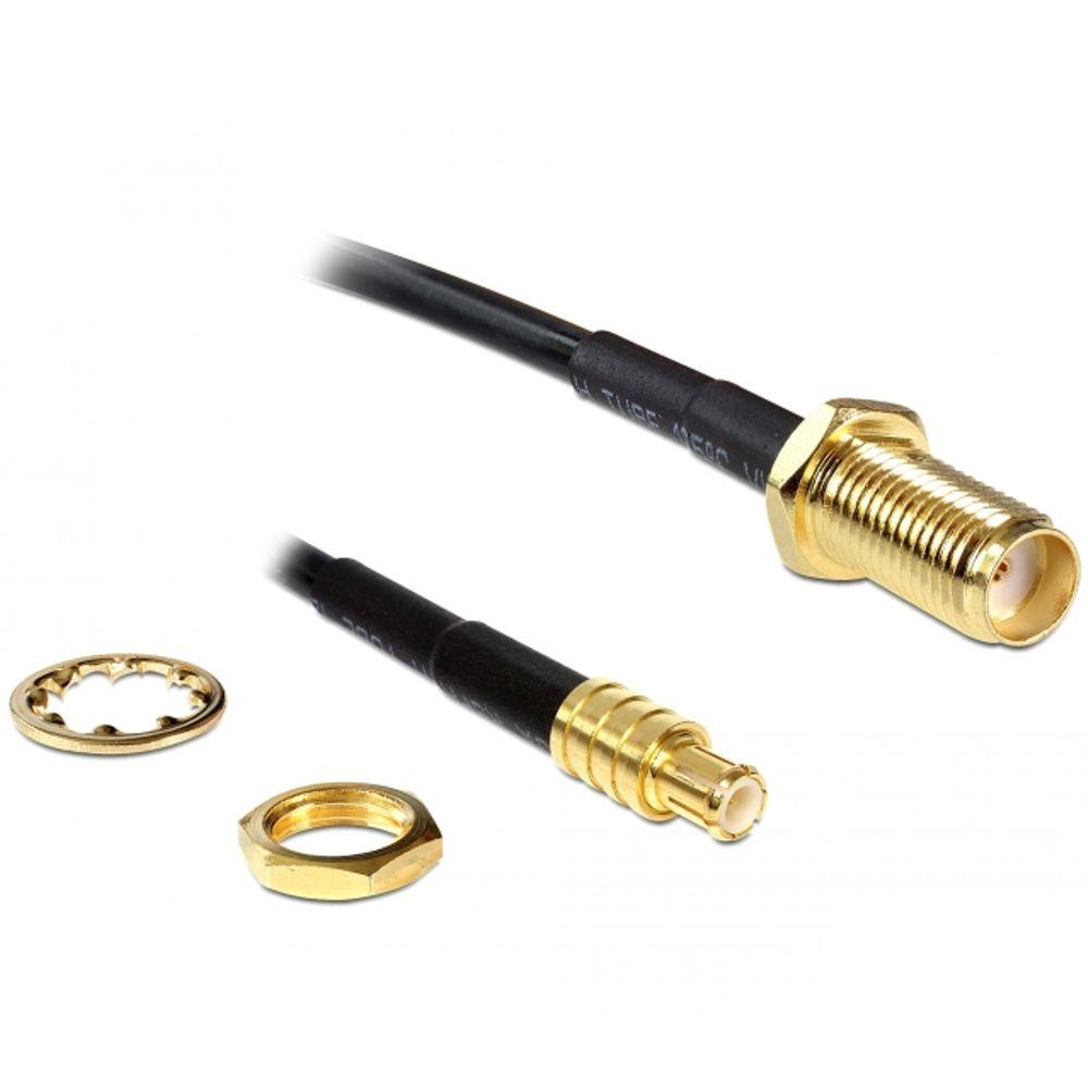 SMA hun til MCX hun kabel – 50 Ohm