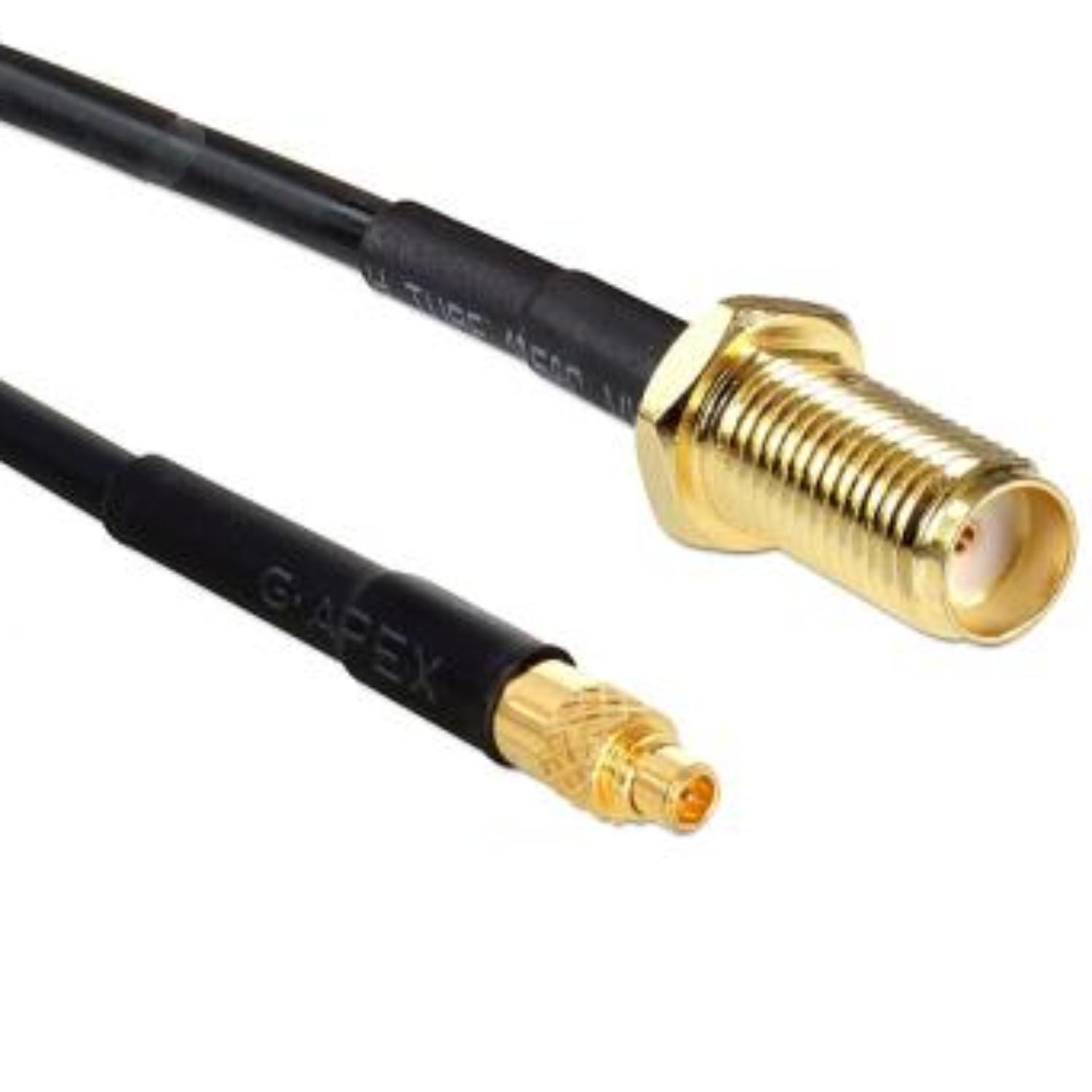Delock SMA Hun-stik Bulkhead > MMCX Stik 200 mm - Delock