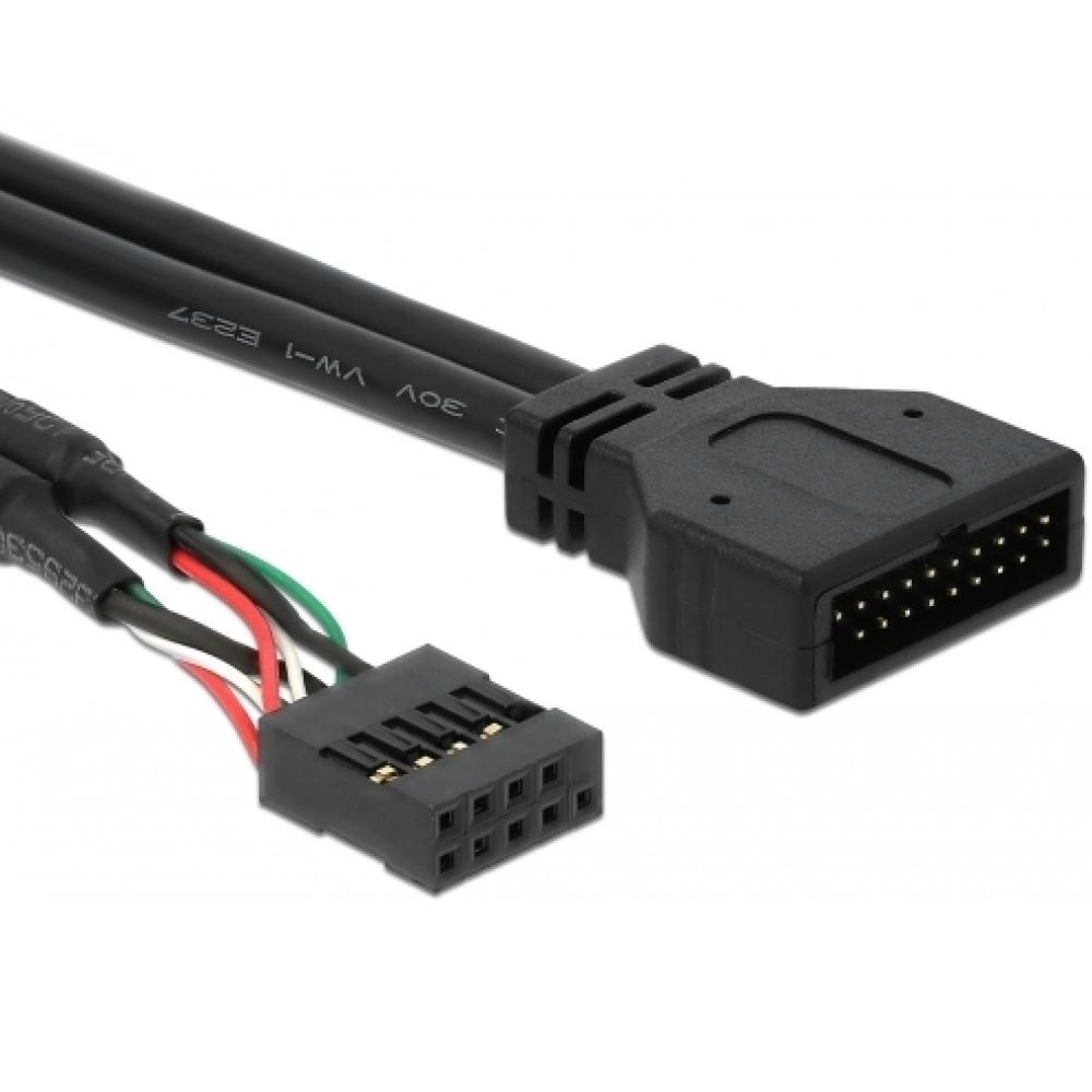 USB 3.0 Pinheader til USB 2.0 Pinheader