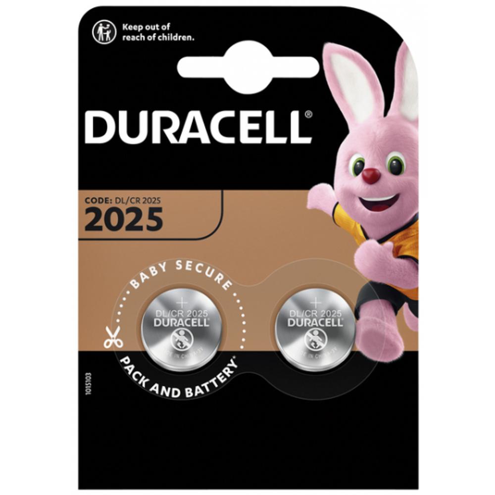 Knapcellebatteri - CR2025 - 2 batterier