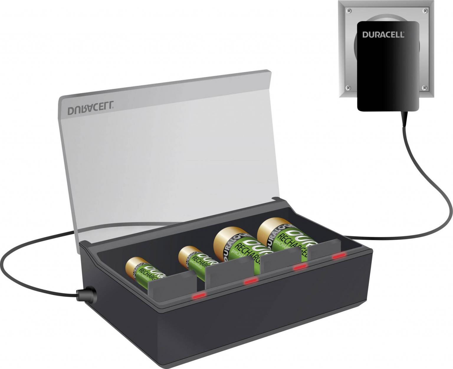 Batterioplader - Duracell