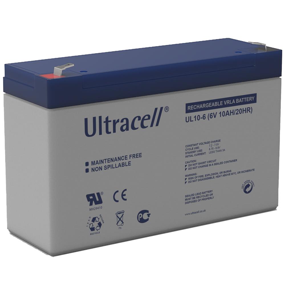Blybatteri - 6 volt - Ultracell