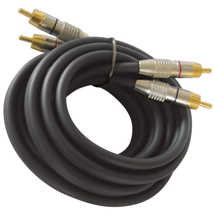 Dynavox Tulp Audiokabel – RCA Stereo Dobbelt Afskærmet