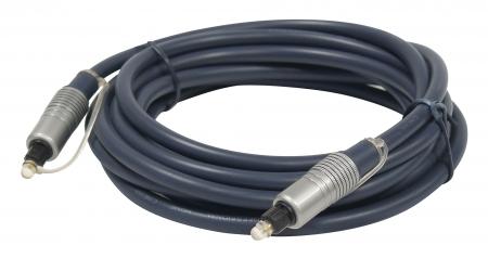 Toslink Glasfiberkabel 6,0mm 10m - Dynavox