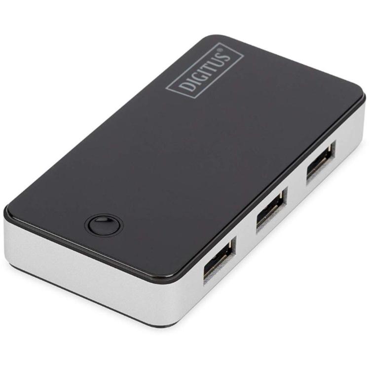 USB A hub med 4 porte og ekstern strømforsyning
