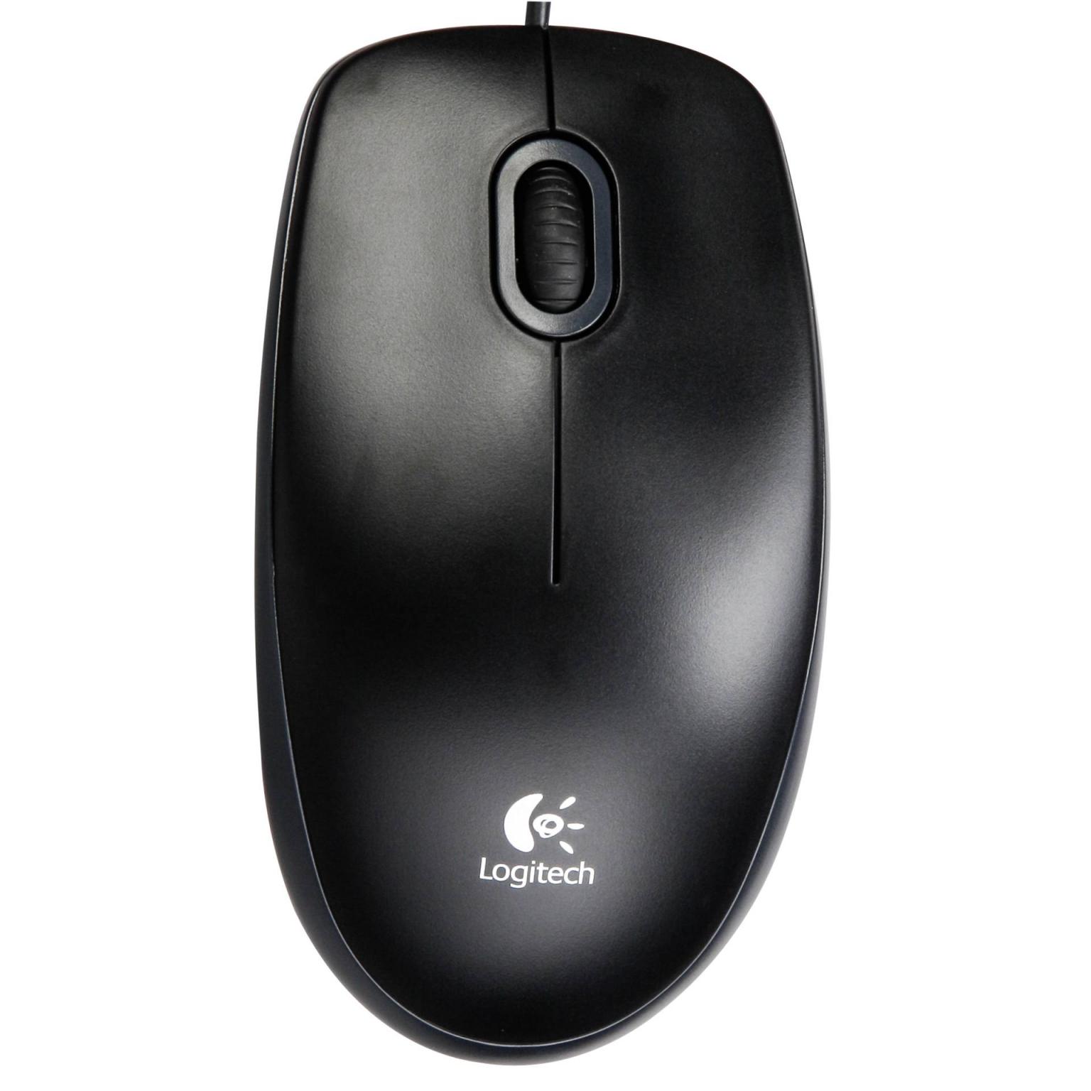 Optisk USB-mus 800 DPI med 3 knapper Logitech B100