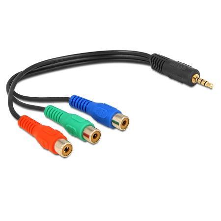 Jack - Komponentkabel - Delock