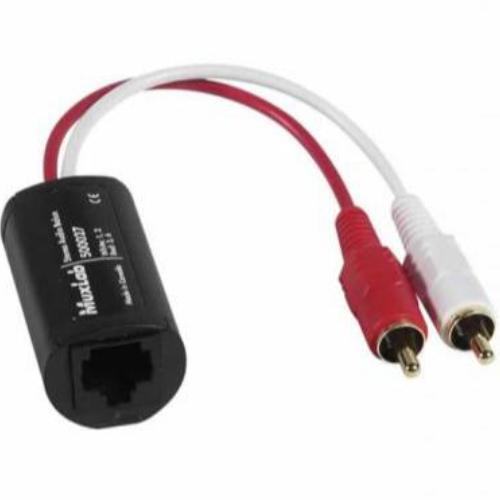 RCA til UTP lydadapter - op til 1500 meter