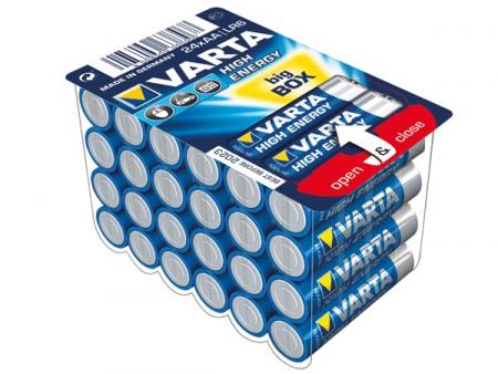HIGH ENERGY ALKALINE AA/LR6, 1,5 V - 4906.301.124 (24 stk) - Varta