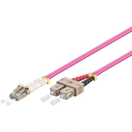 Fiberoptisk kabel LC/SC 50/125µ 1m OM4 - Delock