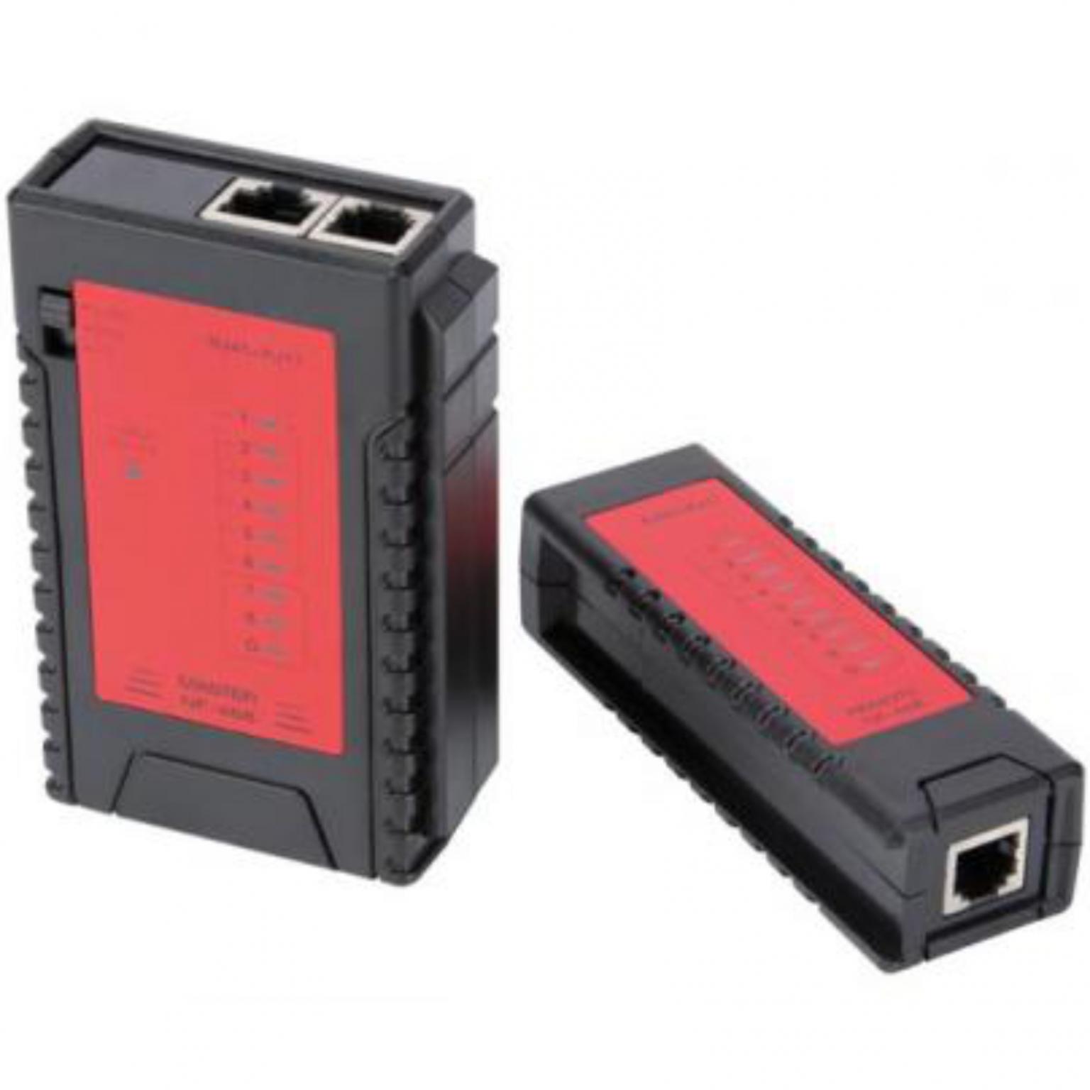 Kabeltester: UTP/FTP/STP - Tilslutninger: RJ45/RJ11/RJ12