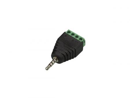 2,5 mm STEREOPLUG TIL 4-POLIG SKRUEKLAMME (5 STK.) - Velleman