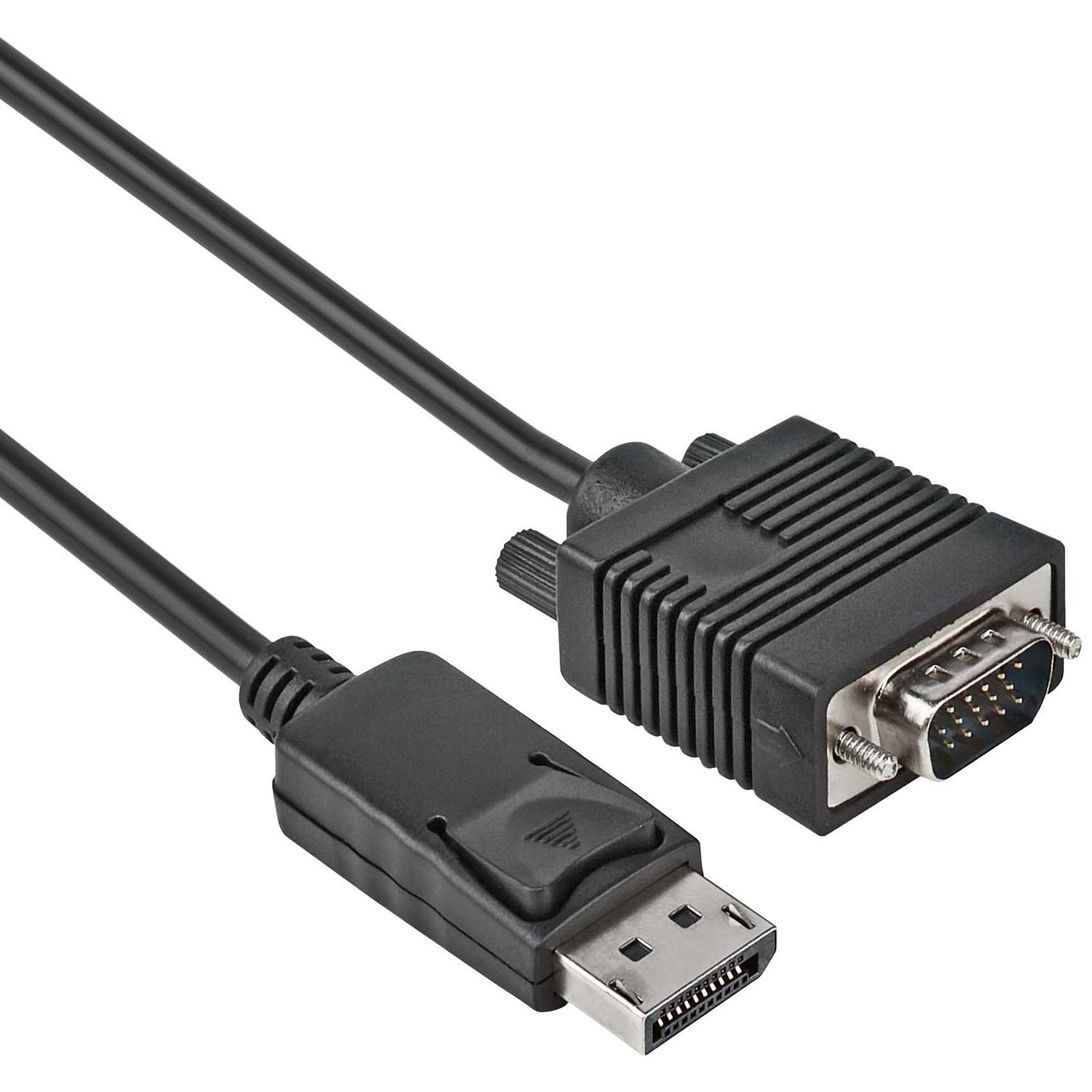 DisplayPort til VGA-kabel