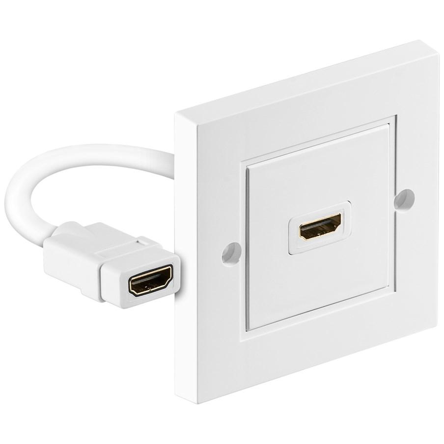 HDMI-vægplade - 1x HDMI