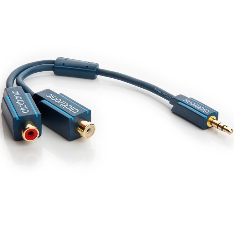 Jack til RCA kabel - Clicktronic