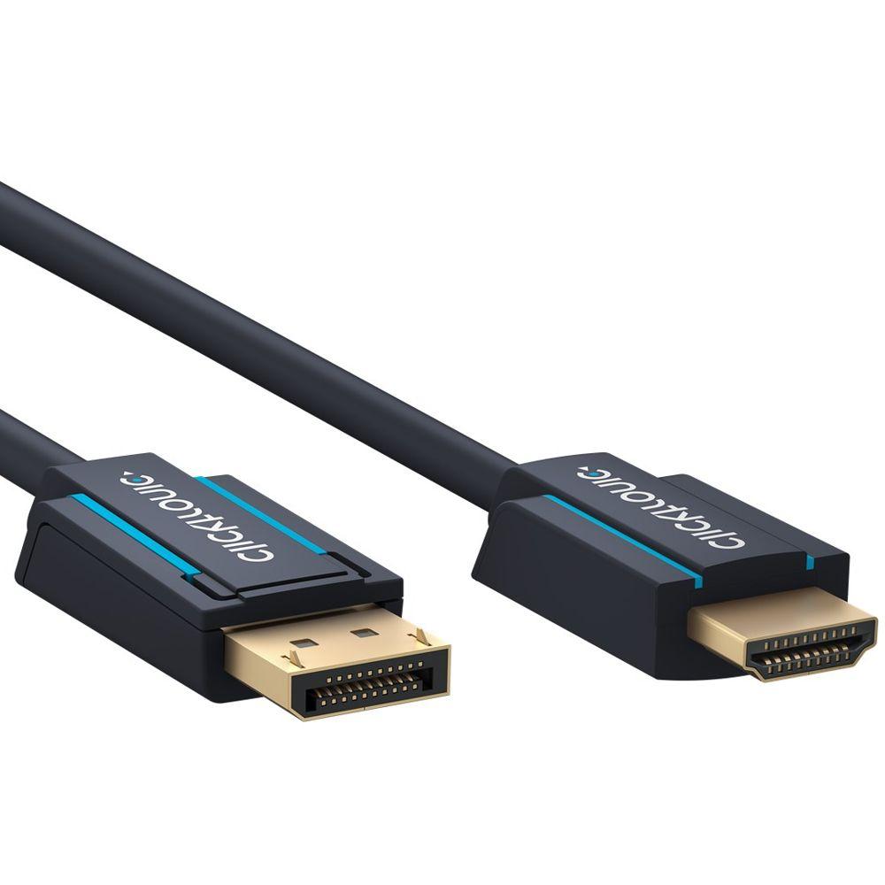 DisplayPort til HDMI-kabel - Clicktronic