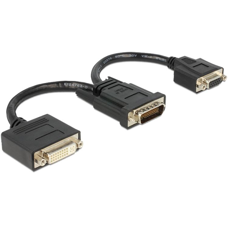DMS-59 til DVI og VGA Kabel - Delock