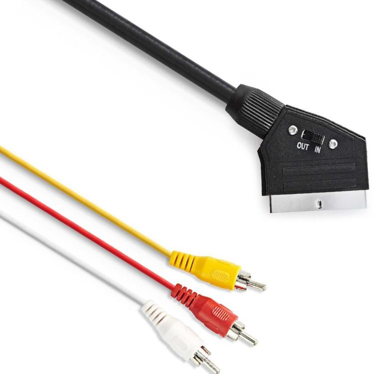 Scart til Composit kabel