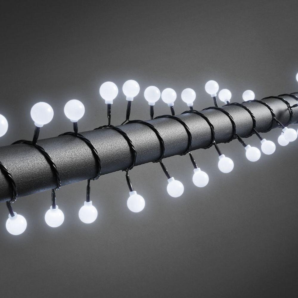 Cluster lighting - led-julelys udendørs og indendørs - 80 lys - 6,32 meter - kold hvid
