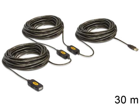 Delock USB 2.0 Aktiv 30m