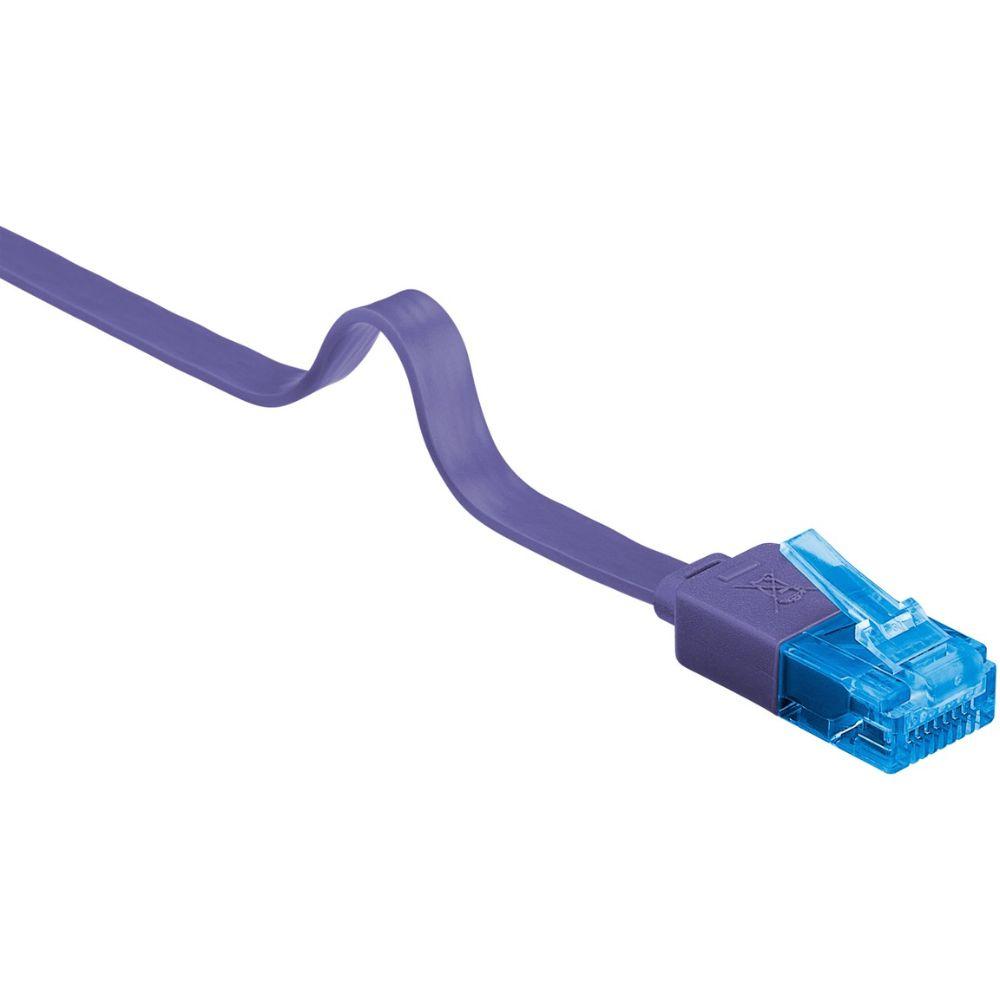 U/UTP-kabel Cat 6a flad - Goobay