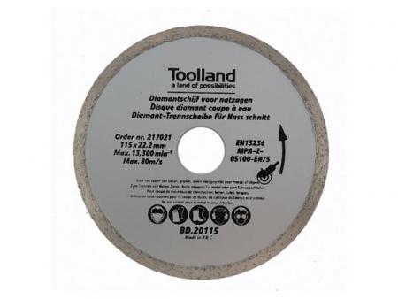 Skæreskive - 8600 Rpm - Ø 180 mm - Toolland