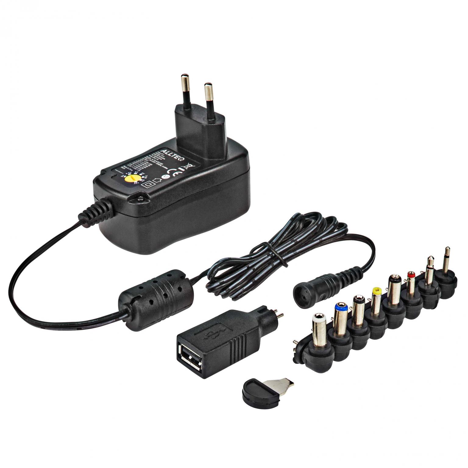 Universal AC/DC-adapter - Allteq
