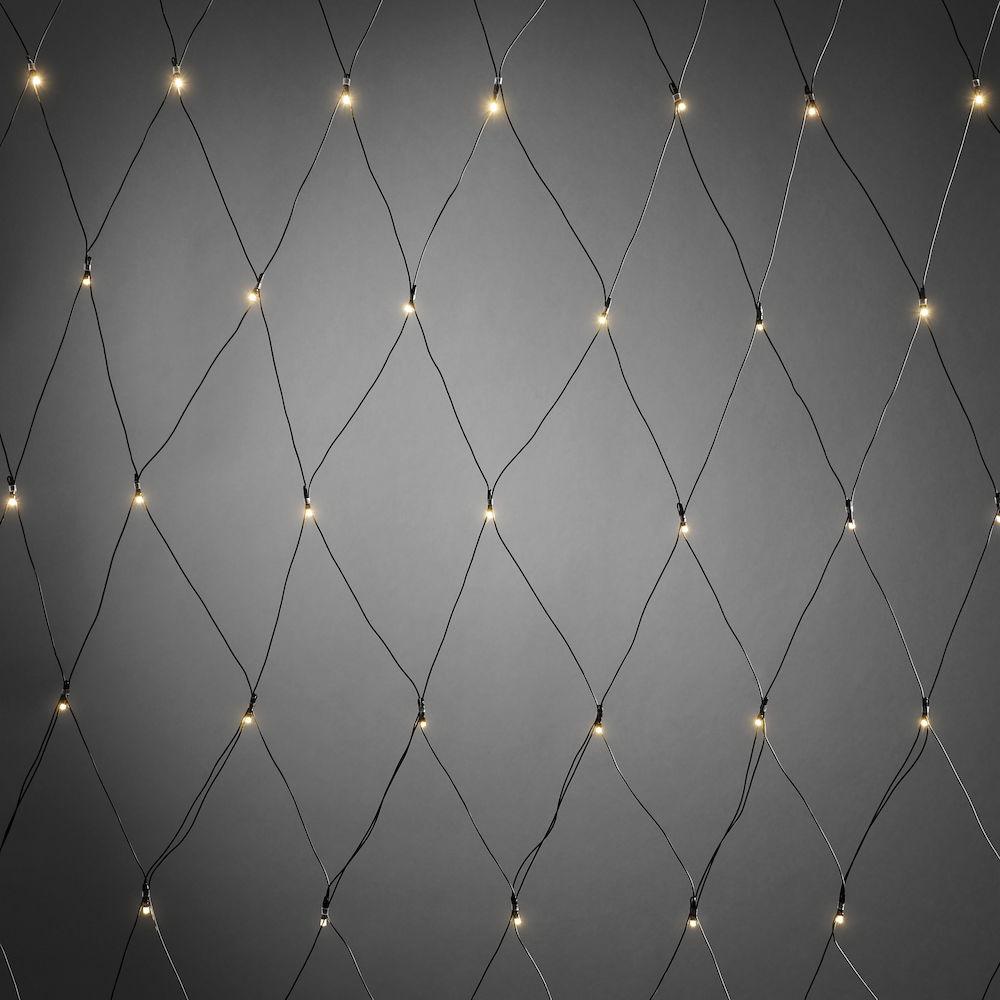 Net lighting - led-julelys udendørs og indendørs - 80 lys - 1,6 meter - varm hvid