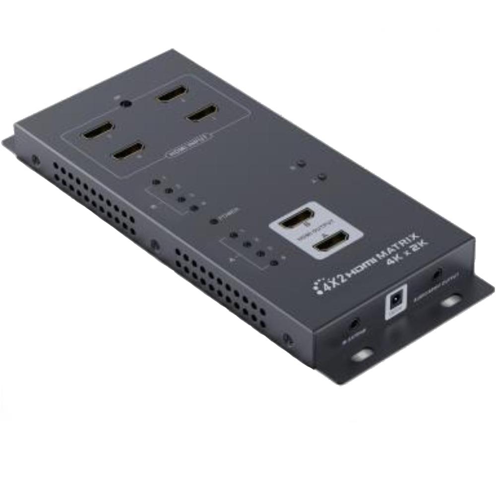 4 til 2 port HDMI 1.4 Matrix Switch