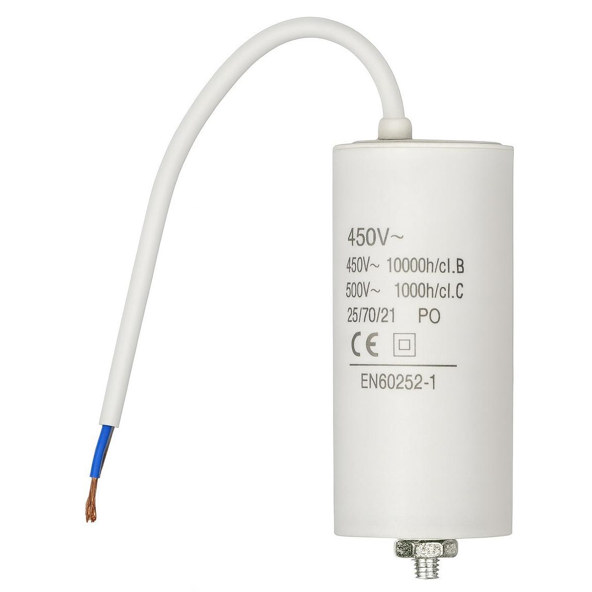 Kondensator 2,0uf / 450 V + kabel