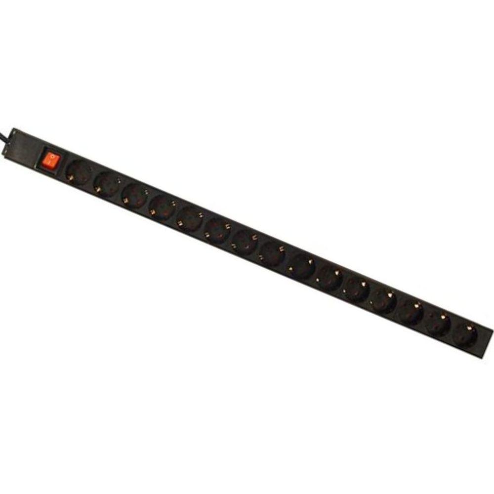 19 inch stikdåse - 15-vejs - Alfaco