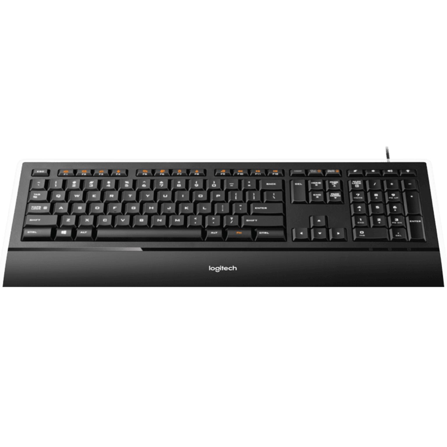 Tastatur med ledning - Logitech - Logitech