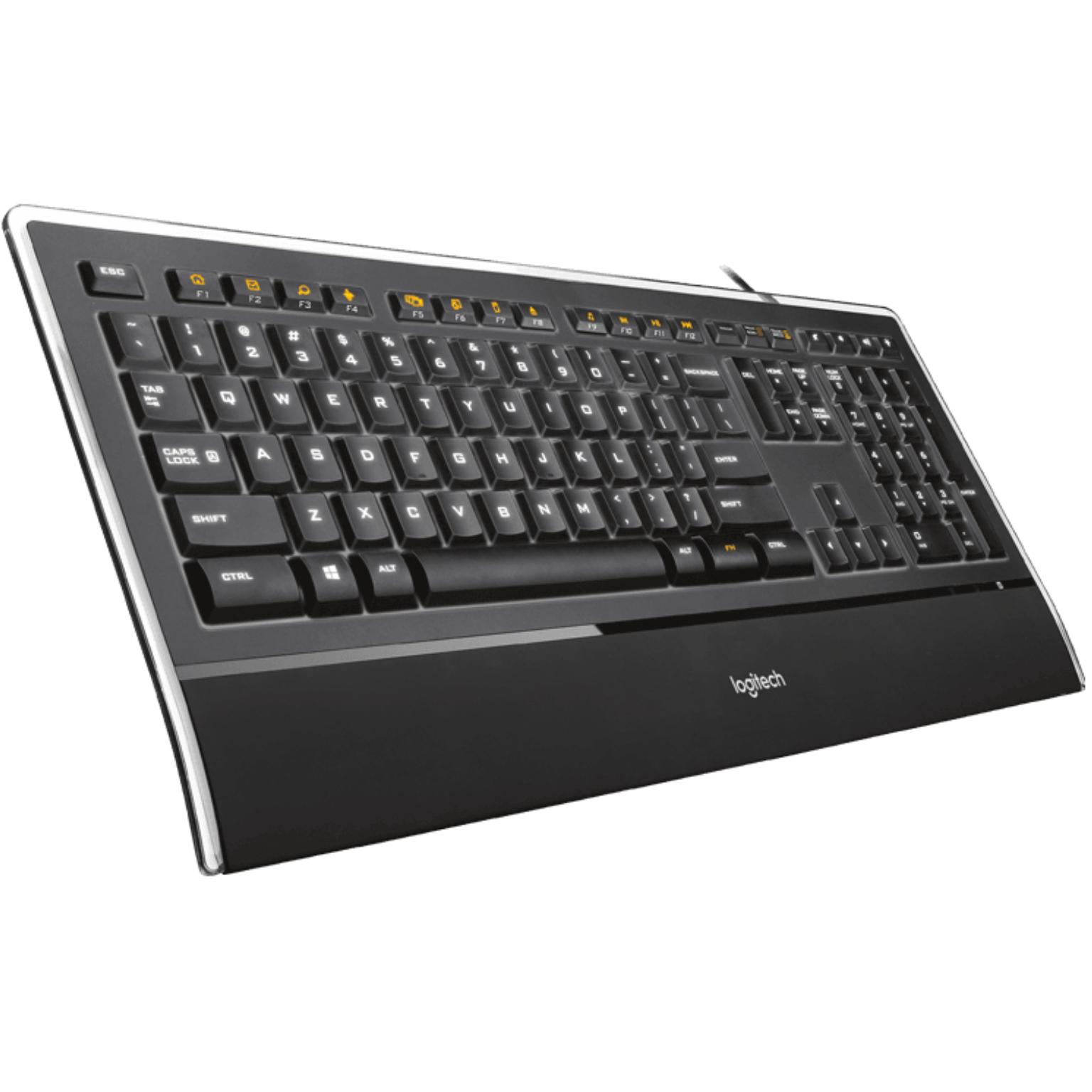 Tastatur med ledning - Logitech - Logitech